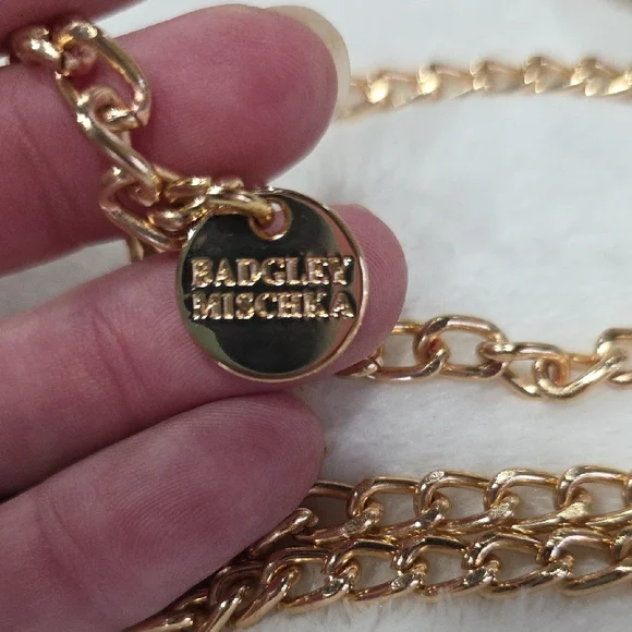 🌟Badgley Mischka Cream and Gold Clutch / Crossbody Vintage-Inspired Design🌟